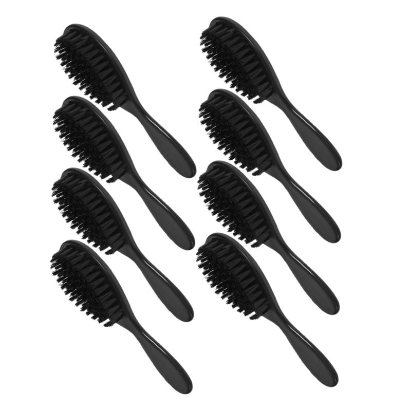 VALICLUD مجموعة فرش قص شعر حلاقة رجالية فرشاة تهذيب اللحية السوداء أداة تنظيف الرقبة في الصالون - Image 1