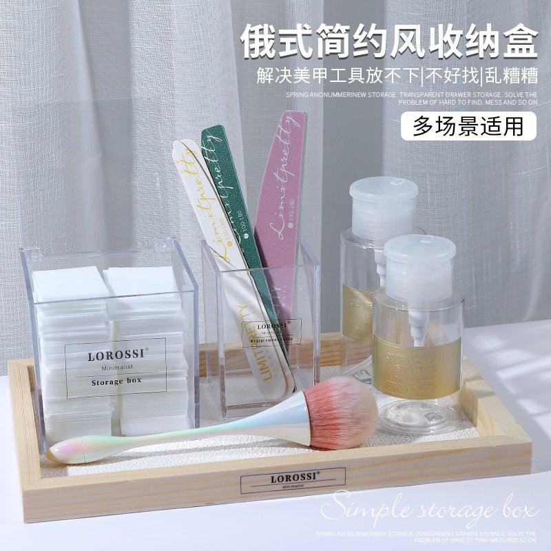 Japanese Acrylic Press-On Nail Storage Box – Professional Manicure Tool Set - Image 2