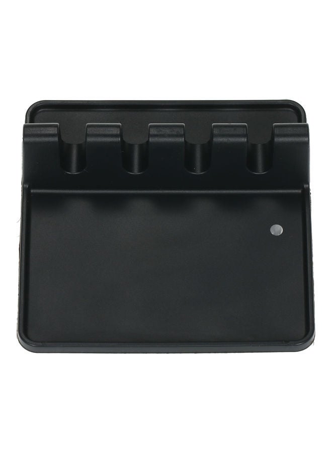 NIBEMINENT Silicone Spoon Holder Black  - Image 1