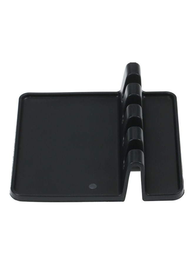 NIBEMINENT Silicone Spoon Holder Black  - Image 3