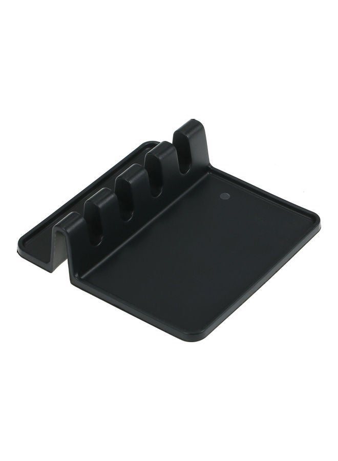 NIBEMINENT Silicone Spoon Holder Black  - Image 2