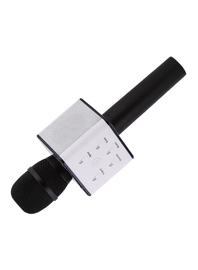 NIBEMINENT Q7 Bluetooth Karaoke Microphone With Speaker wireless-microphone-black Black/White  - Image 3