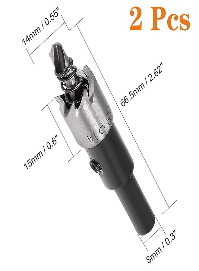 uptodateproducts مجموعة قطعتين من مثقاب HSS مقاس 14 مم من uptodateproducts، طقم منشار ثقب HSS - Image 2