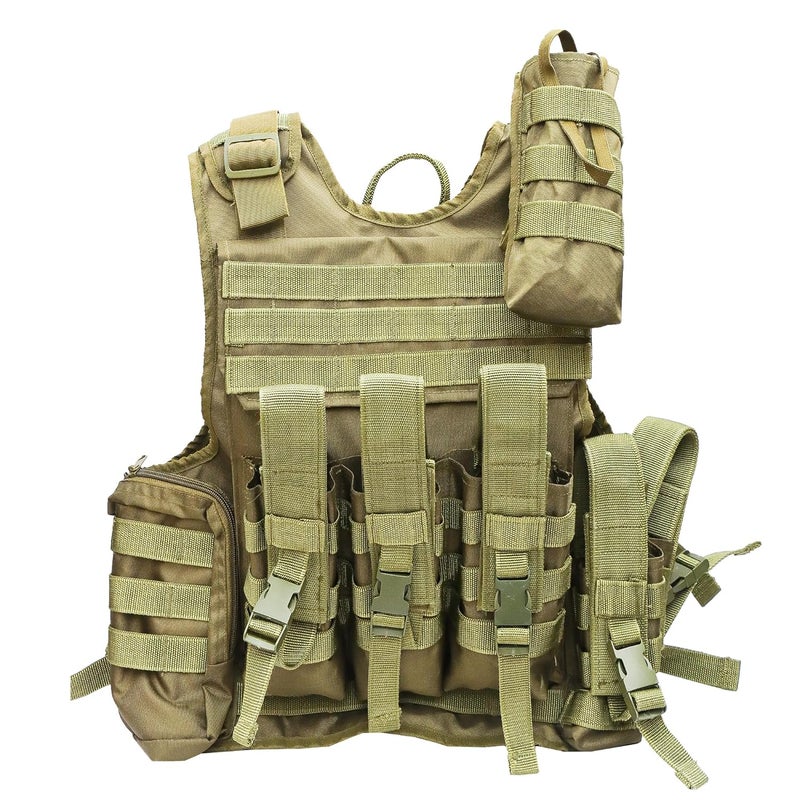 AZAD سترة تكتيكية للجيش مع منظم للأشياء وجيوب - Image 4
