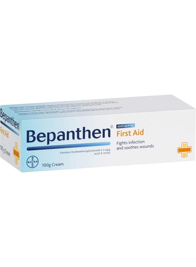 Bepanthen كريم بيبانثين لويماي للإسعافات الأولية المطهر لشفاء الجروح للعناية بالبشرة (100 جرام) - Image 2