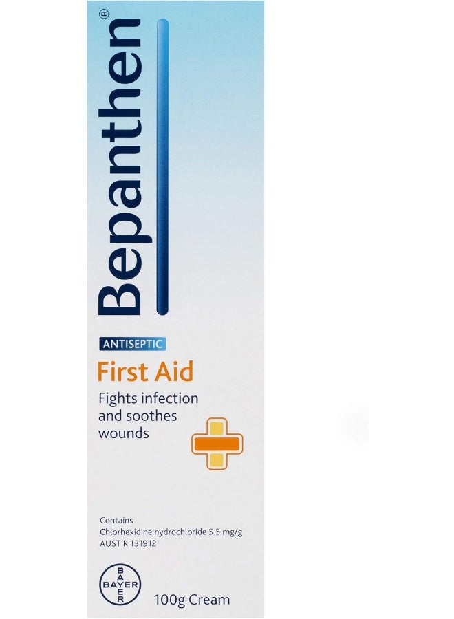 Bepanthen كريم بيبانثين لويماي للإسعافات الأولية المطهر لشفاء الجروح للعناية بالبشرة (100 جرام) - Image 3