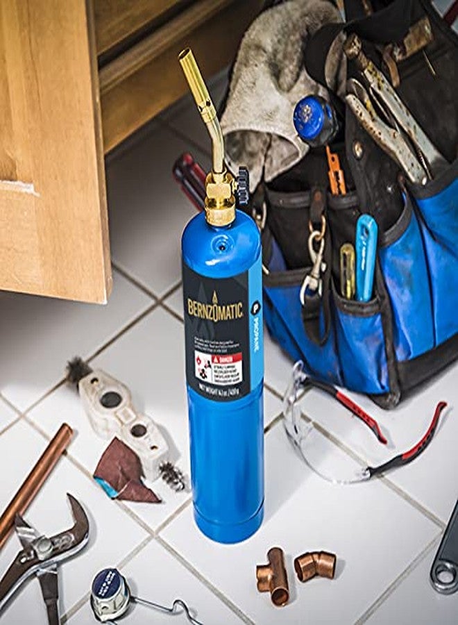 Bernzomatic Standard Propane Fuel Cylinder, Portable and Versatile for Torches, Camping Stoves, Grilling, Soldering, and Outdoor Cooking (3 Pack) - Image 2