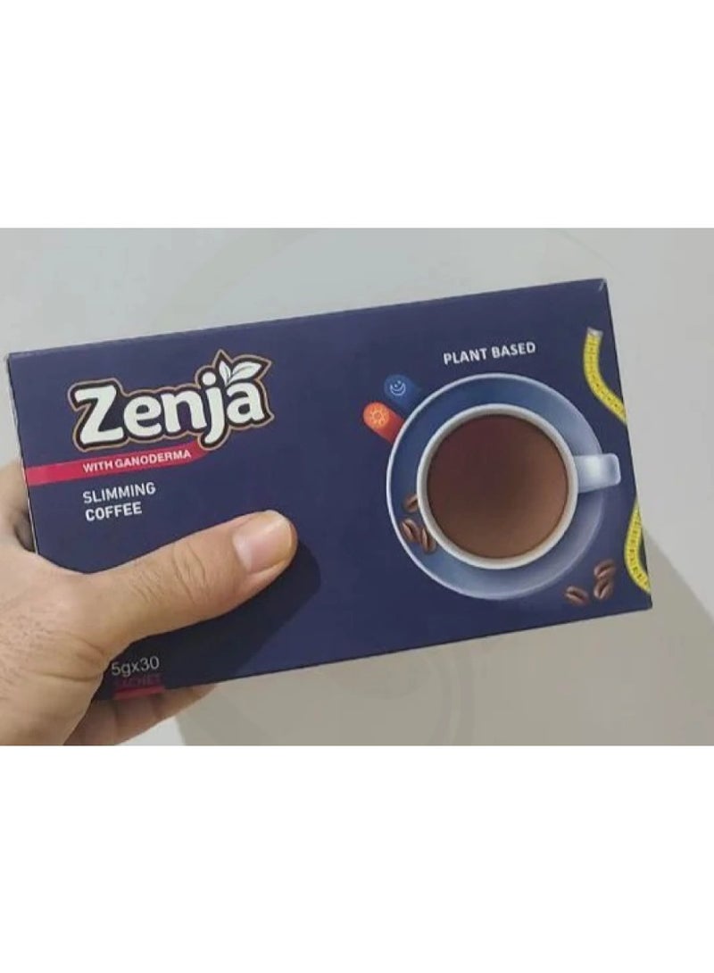 Zenja Plant-Based Coffee Mix – Instant Herbal Coffee | Natural Energy & Wellness Support | 30 Sachets - Image 2