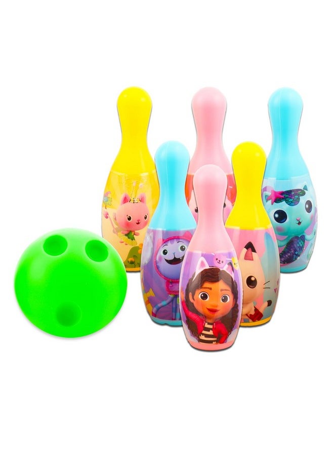 DreamWorks - Gabby'S Dollhouse Bowling Set For Kidsgabby'S Dollhouse Playset Bundle Gabby'S Dollhouse Toys Games Activities With Stickers More Gabby'S Dollhouse Games - Image 1