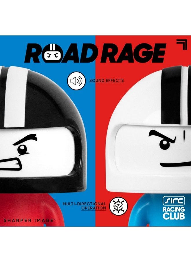 Sharper Image - Road Rage Rc Speed Bumper Cars Mini Remote Controlled Ejector Vehicles 2 Player Head To Head Battle Crash Into Opponents 2.4 Ghz Red And Blue Ages 6 And Up - Image 1