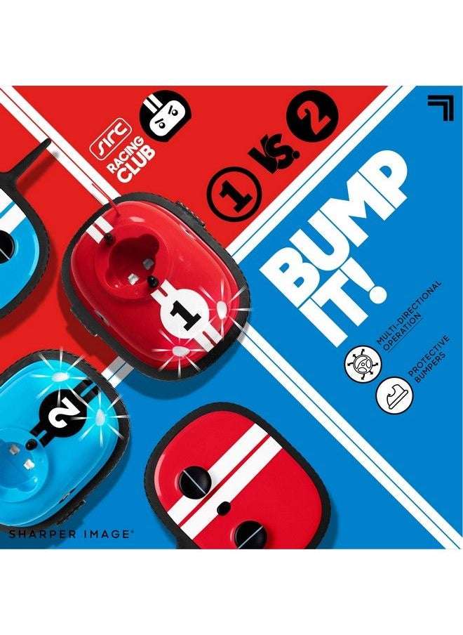 Sharper Image - Road Rage Rc Speed Bumper Cars Mini Remote Controlled Ejector Vehicles 2 Player Head To Head Battle Crash Into Opponents 2.4 Ghz Red And Blue Ages 6 And Up - Image 1
