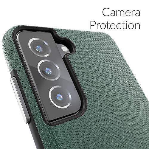 Crave Dual Guard for Galaxy S21+ Case, Shockproof Protection Dual Layer Case for Samsung Galaxy S21 Plus, S21+ 5G (6.7 inch) - Forest Green - Image 3