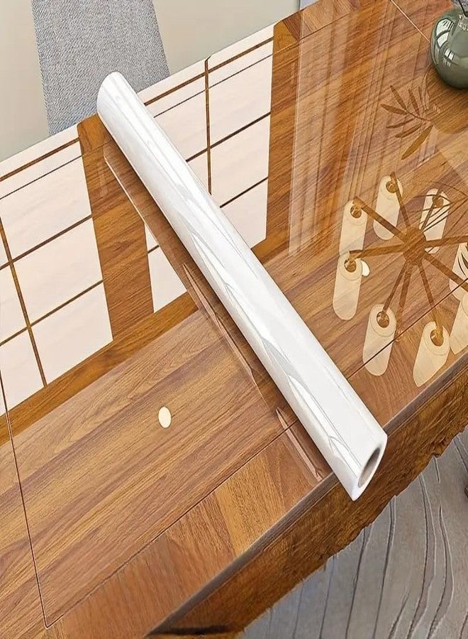 AMAZBIRD Clear Contact Paper Shelf and Drawer Liner Clear Glossy Self-Adhesive Film Cover Removable Protective Film for Shelves Kitchen Cabinets (11 x 40 Inch) - Image 1