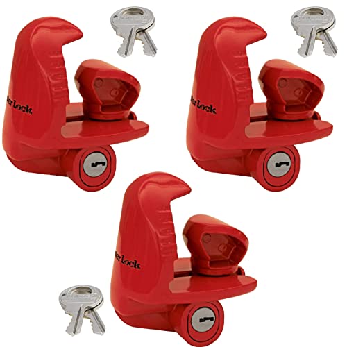 Master Lock - Universal Size Fits 1-7/8", 2", and 2-5/16" Couplers - Trailer Locks 389DAT, 3 Pack - Image 1
