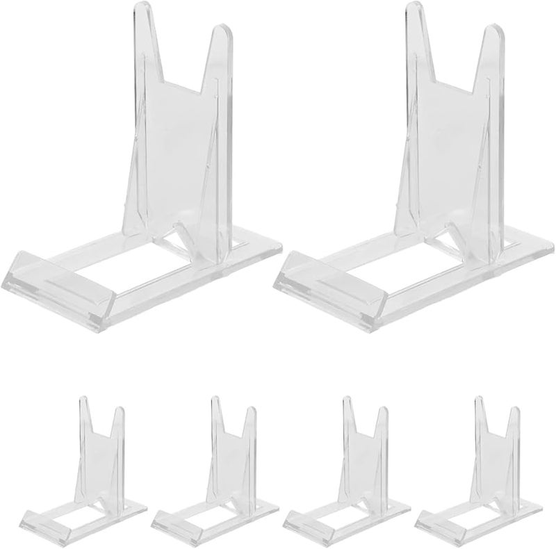 حامل عرض أكريليك 20 قطعة رف رف واضح للكتب الصور الألبومات الهواتف الأجهزة اللوحية - Image 1