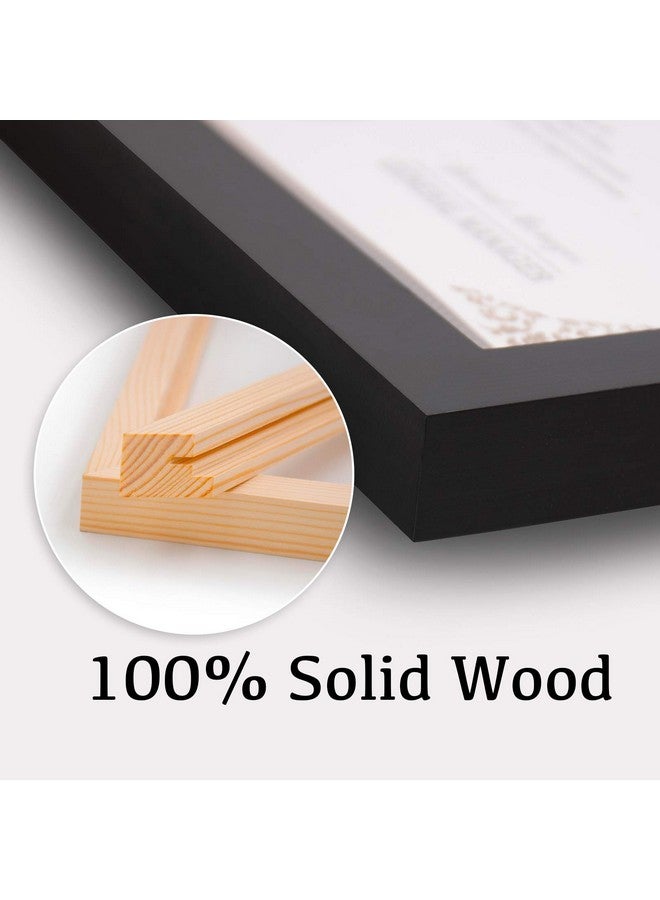 Egofine مجموعة إطارات صور Egofine 5x7 من 4 قطع، مصنوعة من الخشب الصلب ومغطاة بالبليكسي 3.5x5 و 4x6 مع مات أو 5x7 بدون مات، لعرضها على الطاولة أو تعليقها على الحائط، إطار صور أبيض - Image 1