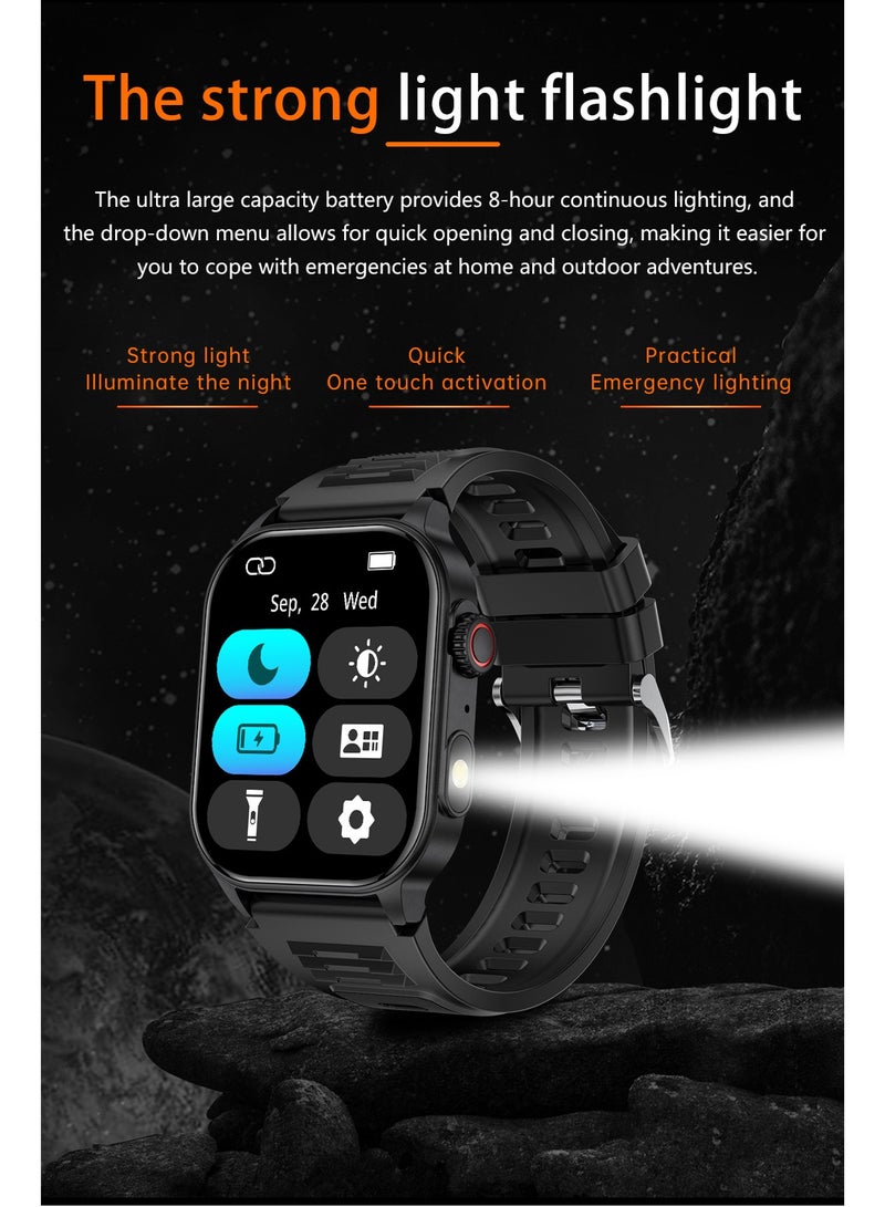 LIGE LIGE Smart Watch, Men's Smart Watch, Women's Watch, Multifunction, Smart Watch, Wall Calendar, Alarm Clock, Timer, Wireless, Incoming Call, Message Reminder, Weather Forecast, Remote Control  - Image 2