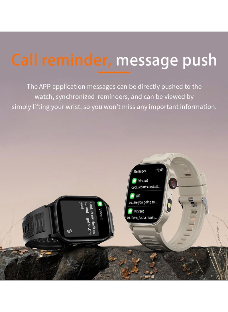 LIGE LIGE Smart Watch, Men's Smart Watch, Women's Watch, Multifunction, Smart Watch, Wall Calendar, Alarm Clock, Timer, Wireless, Incoming Call, Message Reminder, Weather Forecast, Remote Control  - Image 3