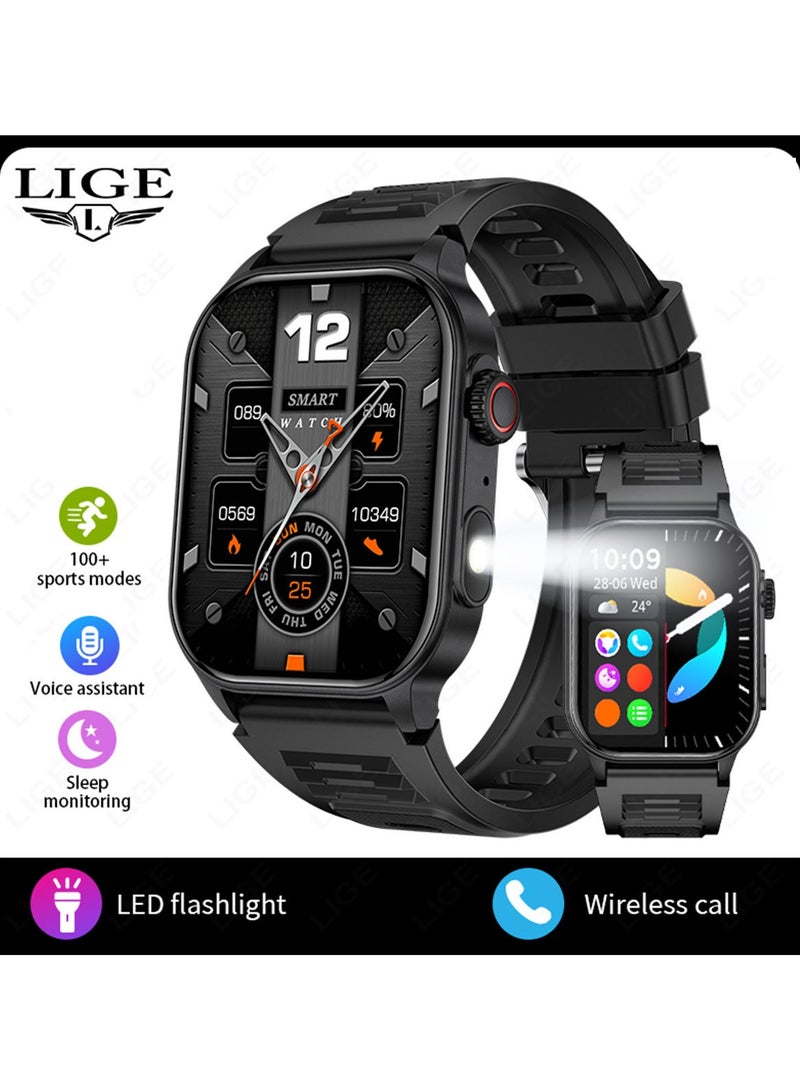 LIGE LIGE Smart Watch, Men's Smart Watch, Women's Watch, Multifunction, Smart Watch, Wall Calendar, Alarm Clock, Timer, Wireless, Incoming Call, Message Reminder, Weather Forecast, Remote Control  - Image 1