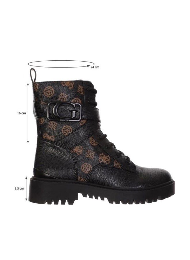 GUESS Women's Orana Combat Boot Black 41 EU - Image 1
