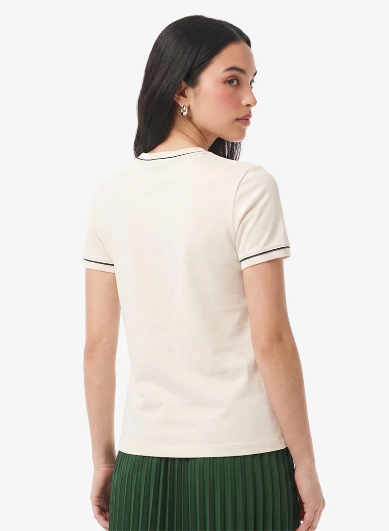 لاكوست Crew Neck Pullover T-Shirts