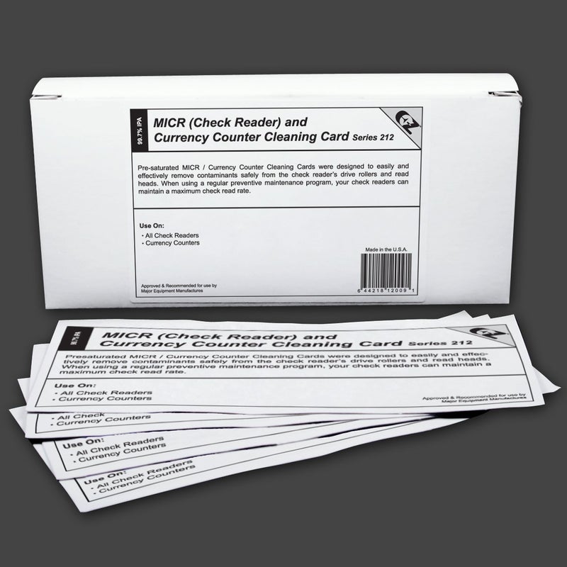 Waffletechnology KICTeam - Cleaning Cards for MICR/Check Reader Machines (25 Cards) - Presaturated with Quick Drying Formula - Made in USA - Image 2