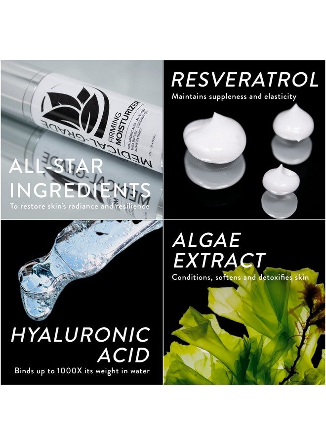 Microderm GLO Firming Moisturizer Advanced Hydrating Facial Replenishing Cream With Hyaluronic Acid Resveratrol & Natural Botanicals To Restore Skin'S Strength Radiance And Resilience 1.75 Oz - Image 3