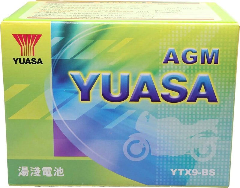 Yuasa YUAM329BS YTX9-BS Maintenance Free AGM Battery with Acid pack - Image 5