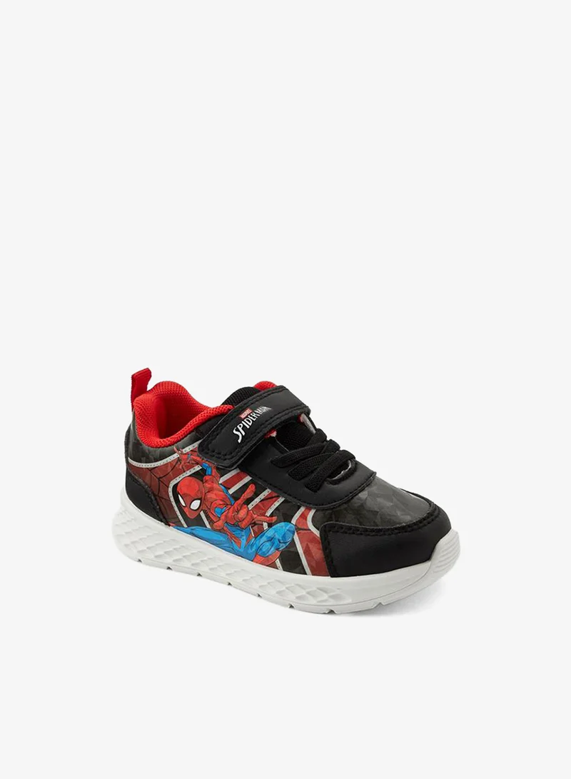 مارفل Boys Spider-Man Print Ankle School Sneakers