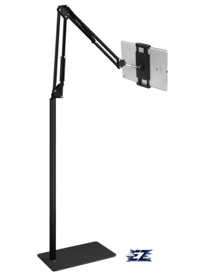 ELTRAZONE "Universal Floor Adjustable Tablet Stand Holder: 360-Degree Rotation for Phones & Tablets" - Image 1