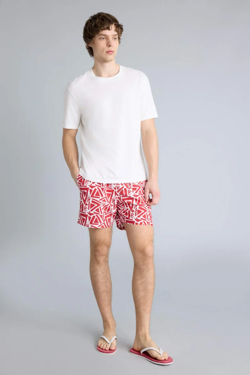 Defacto  Printed Swim Shorts for Men | Best Price UAE