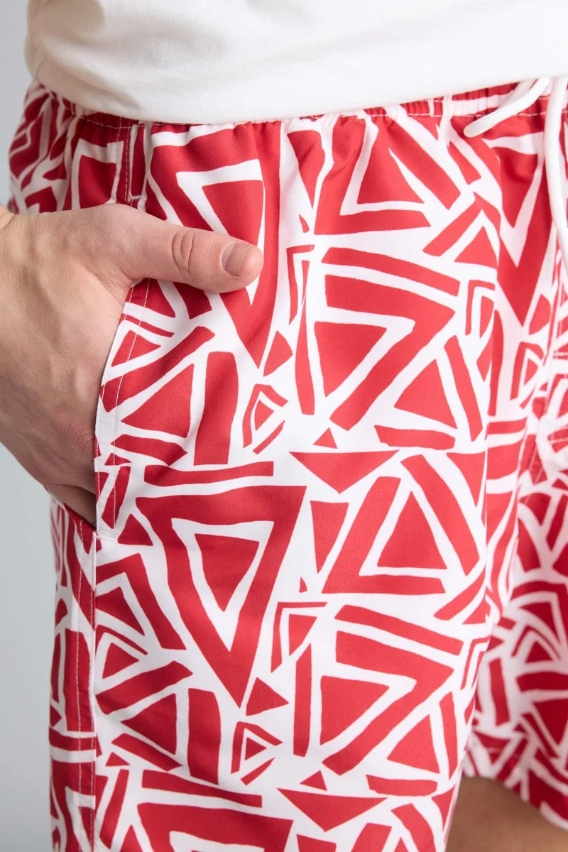 Defacto  Printed Swim Shorts for Men | Best Price UAE