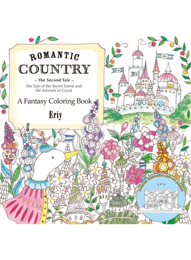 Romantic Country The Second Tale A Fantasy Coloring Book - Paperback