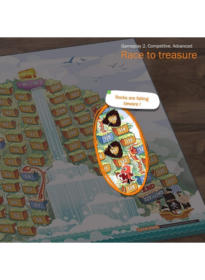 Logic Roots Mountain Raiders Addition Game - Fun Math Board Game for 7-9 Year Olds, Easy Start STEM Toy with Addition of 2 & 3 Digit Numbers, Perfect Learning Gift for Girls & Boys, Grade 2 and Up - Image 5