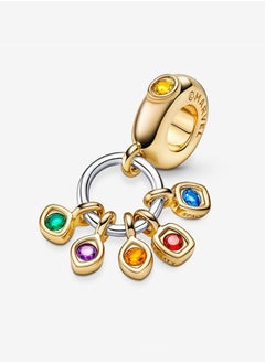 Pandora Violet Pandora Women's Gold Plated Copper Silver Alloy Avengers Infinite Gem Pendant 760774C01  - Image 5
