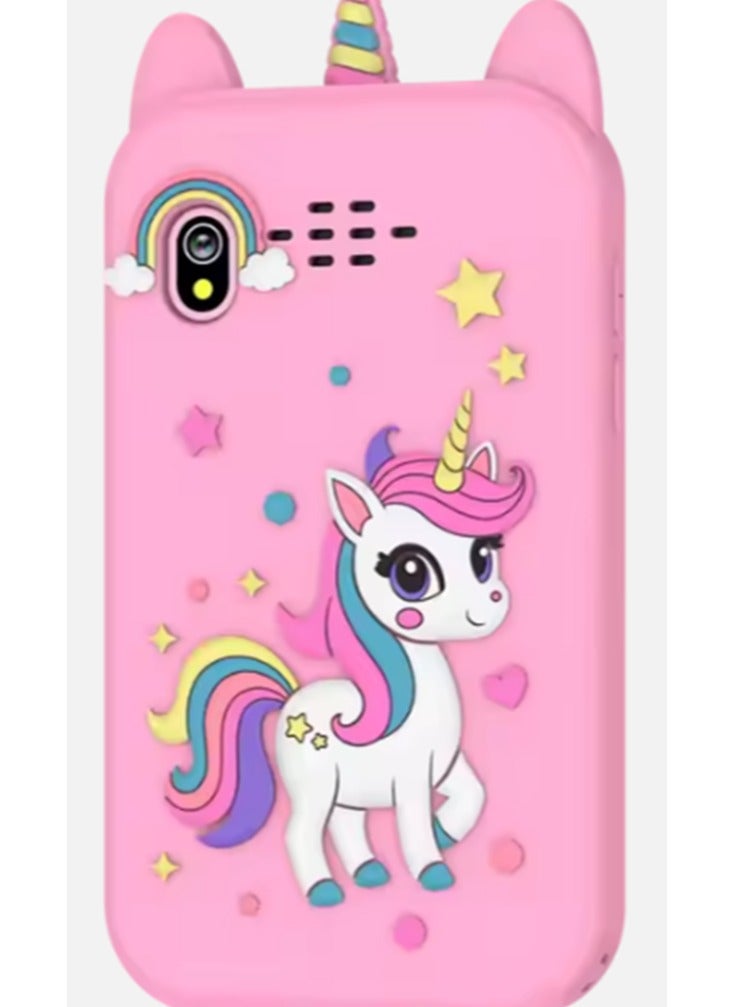 Kids Learning Toy Phone With Educational Games Touchscreen Mobile Phone Smart Phone for Toddler Boys Girls Age 3+ suitable for special needs. eco-friendly. sustainable toy.  - Image 3