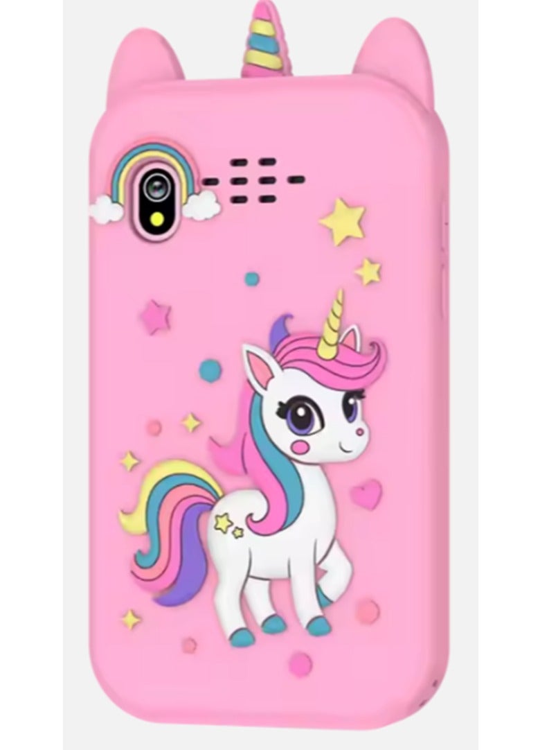 Kids Learning Toy Phone With Educational Games Touchscreen Mobile Phone Smart Phone for Toddler Boys Girls Age 3+ suitable for special needs. eco-friendly. sustainable toy.  - Image 2