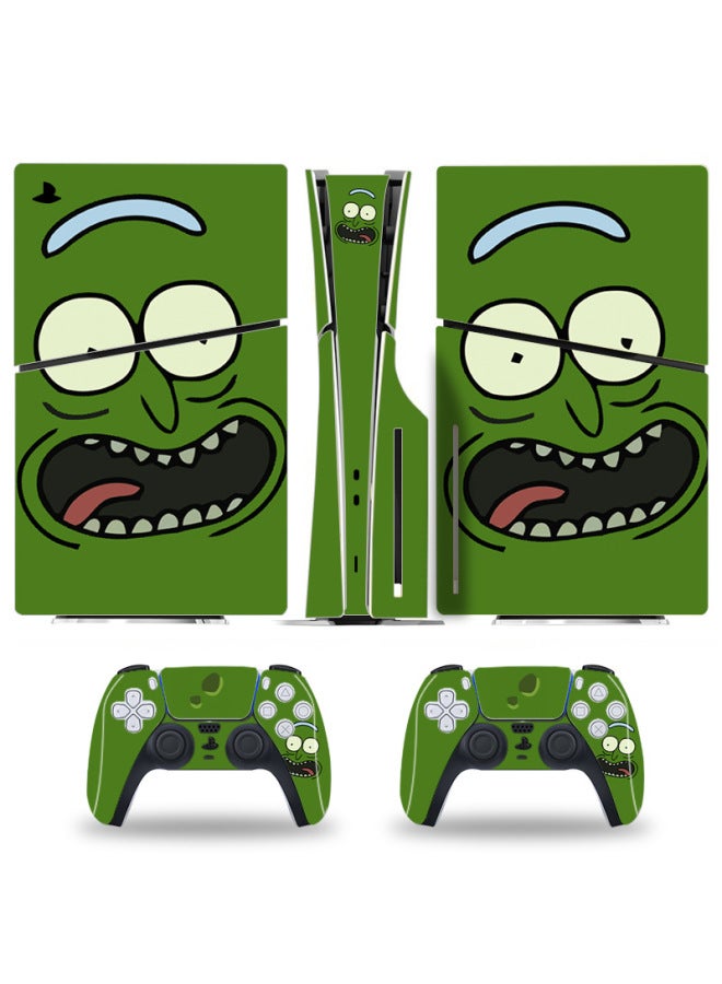 PS5slim Optical Drive Version PS5SLIM Digital Host PlayStation5 Game Machine Sticker Body Protection Sticker-Color:Ps5slim Optical Drive--03 - Image 2