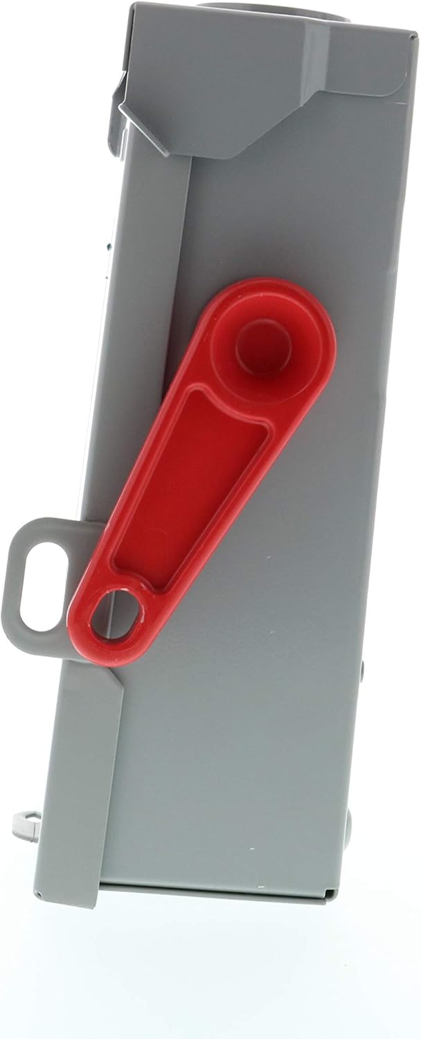 SIEMENS 2P 30A 240V General Duty Safety Switch Outdoor Fusible ANSI 61 Grey - Image 3