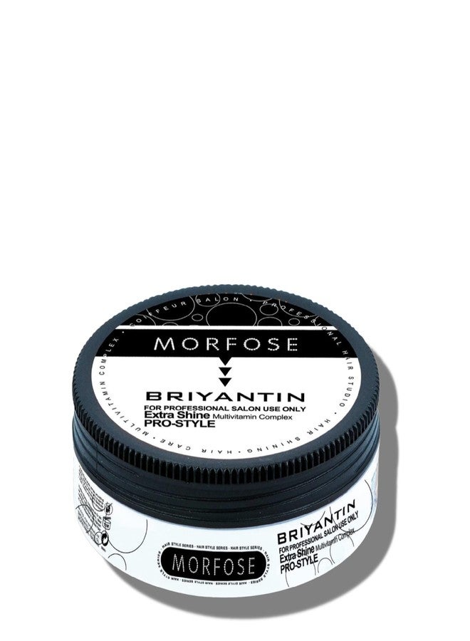 Morfose Briyantin Hair Wax with Multivitamin Complex - Strong Hold, High Shine, Easy to Use, Long-Lasting, Creates Texture - Ideal for All Hair Types, (1 x 5.92 Fl Oz) - Image 1
