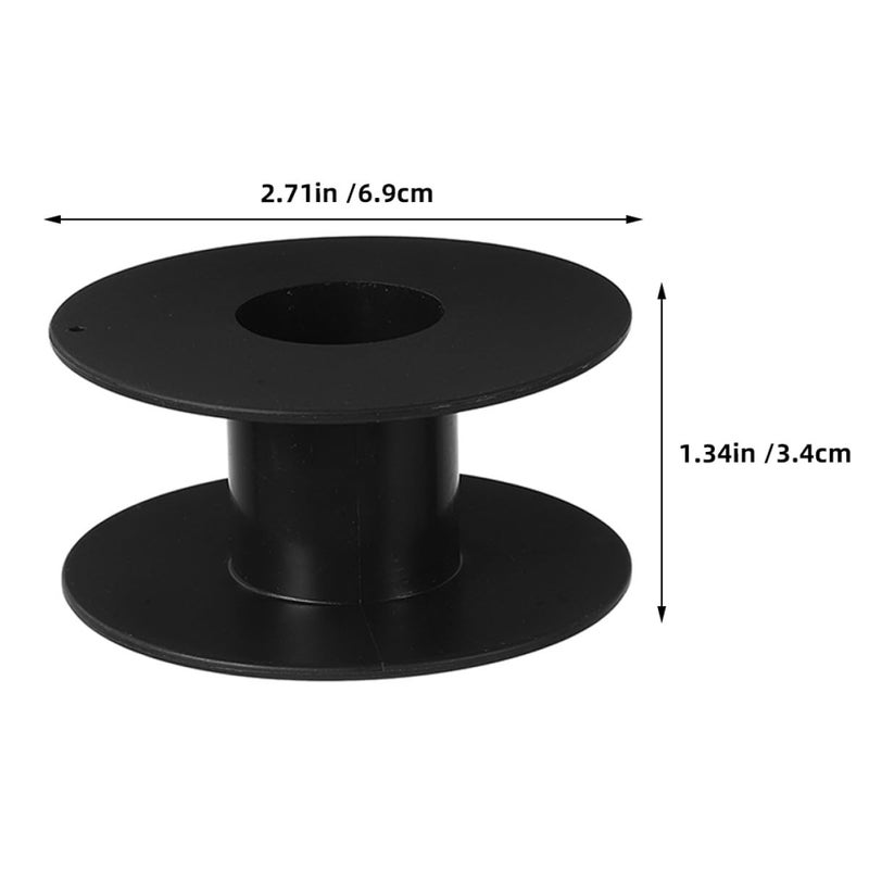 6Pcs Black Plastic Cord Storage Reels Extension Cord Organizer For Indoor Outdoor Use - Image 3