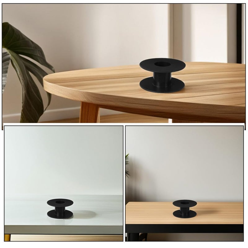 6Pcs Black Plastic Cord Storage Reels Extension Cord Organizer For Indoor Outdoor Use - Image 4