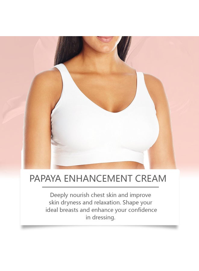 West Month Papaya Breast Cream Gentle Care Nourishing Skin Massage Breast Care Cream - Image 3