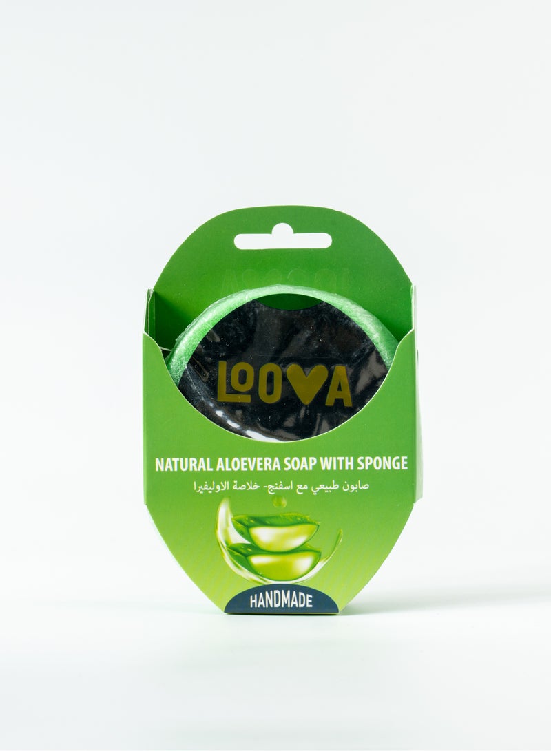 Loova Bath Sponge - Natural Aloe Vera Soap Sponge - Image 1