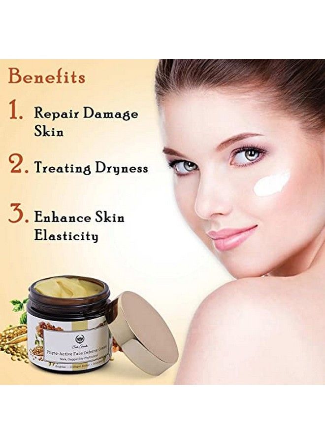 Seer Secrets Phytoactive Face Defense Antiaging Cream For Hydration Moisturize & Glowing Skin 50 Gm - Image 4