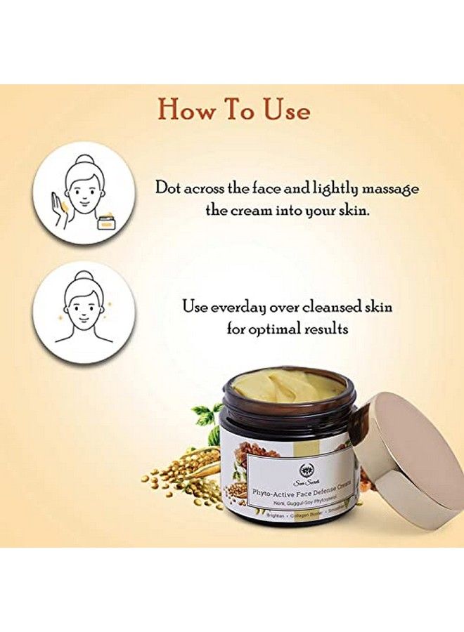 Seer Secrets Phytoactive Face Defense Antiaging Cream For Hydration Moisturize & Glowing Skin 50 Gm - Image 5