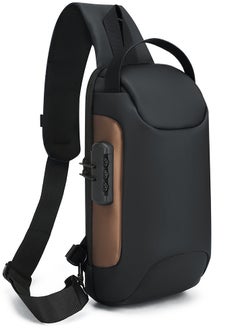 RAHALA 1661 Crossbody Shoulder Messenger Waterproof USB Recharge Sling Bag - Blue  - Image 1