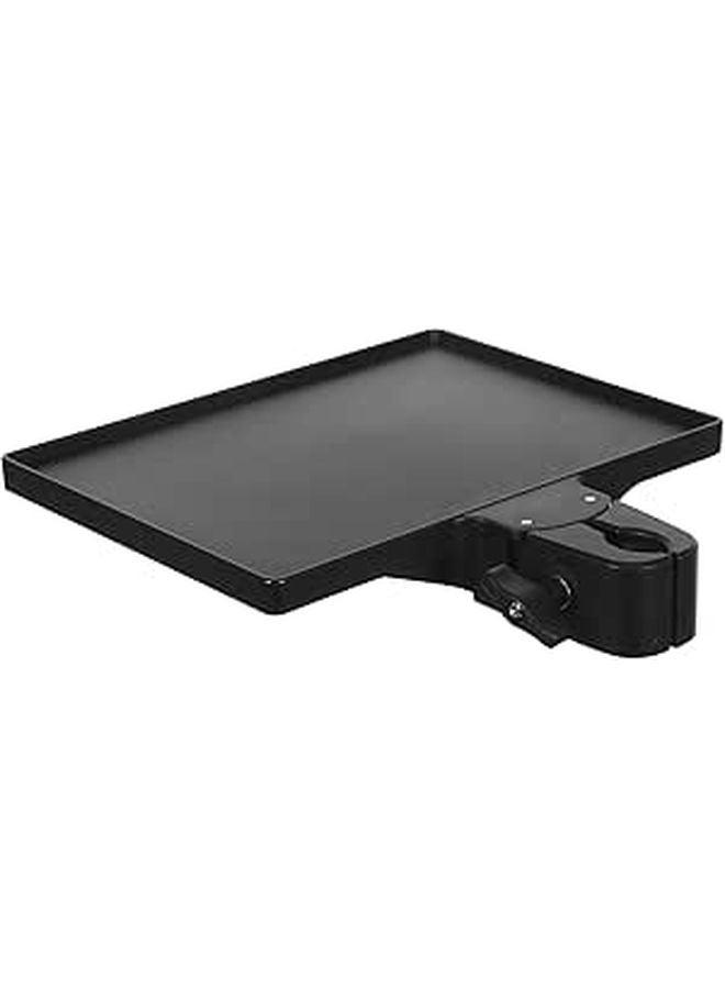 Adjustable Black Mic Stand Tray Organizer for Live Streaming Studio Recording Karaoke - Image 1