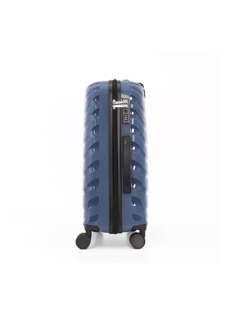DILIXI - Hardside Luggage Trolley Bag 3 Pieces set,Blue (S-20,M-24,L-28 Inch) - Image 1