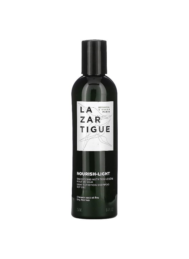Lazartigue Lazartigue, Nourish-Light, Light Nutrition Shampoo, Dry, Fine Hair, 8.4 fl oz (250 ml) - Image 1